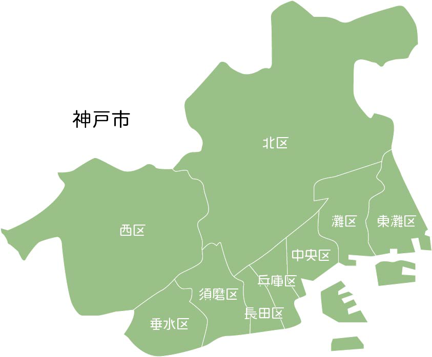 神戸の地図